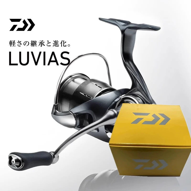 Прялка Daiwa Rubias Легкая прялка LUVIA подходит для любой рыбы, прялка, металлическое рыболовное колесо