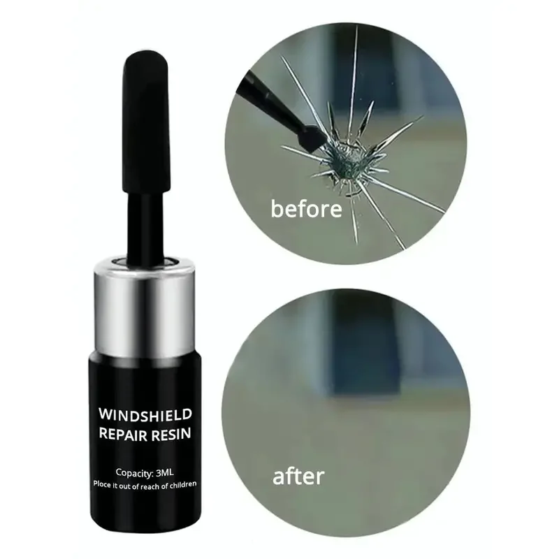 1Pc 3ML Car Glass Scratch DIY Repair Fluid Agent Set Windscreen Window Glass Nano Scratch Crack CrackResin Repair Agent Tools