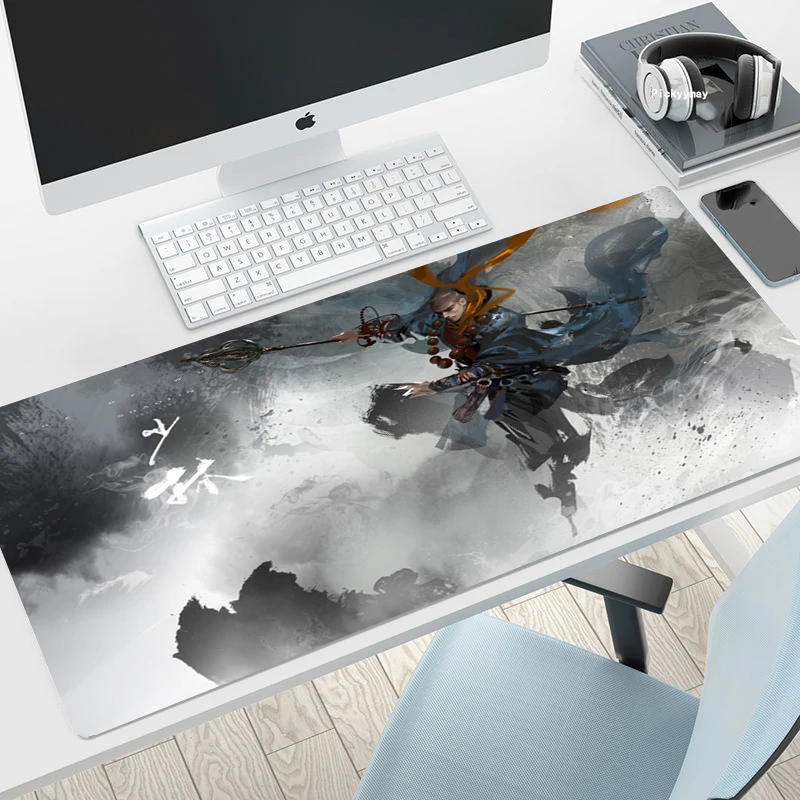 

Gaming Mouse Pad Large Mouse Mat Laptop Chinese Martial Desk Mats 80x30cm Computer Gamer Pads Keyboard Deskpad Mousepad for PC