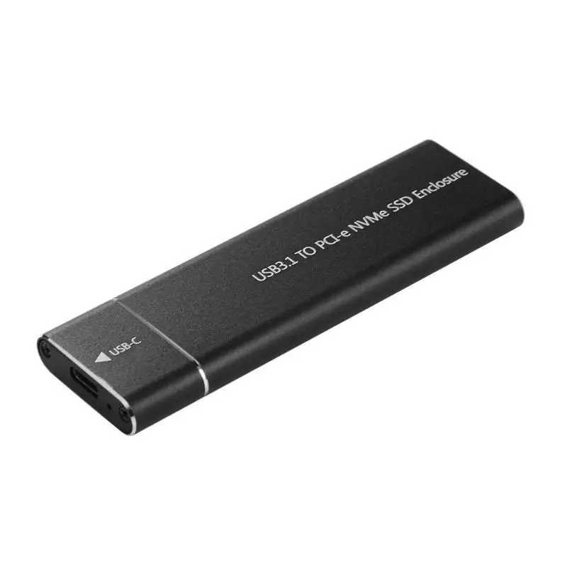 Внешняя коробка SSD M.2 NVMe USB 3.2 Gen2 10 Гбит/с, алюминиевый корпус, подходит для M.2 2230/2242/2280 NVMe PCIe SSD