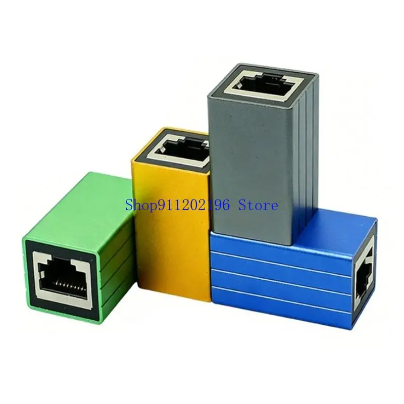 

P82A Shielded Ethernet Coupler RJ45 Connector Networking Extender Compatibles Routers And Switches Connection