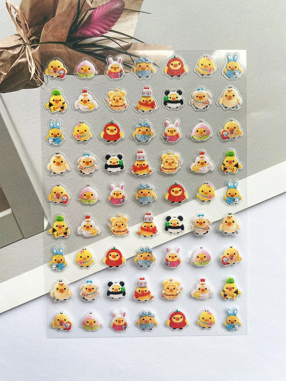 Pvc Super Mini Rilakkuma Poster Goods Stickers Nail Art Waterproof Cute Decorate Makeup Box Stationery Box Laptop Stickers Gifts view 6