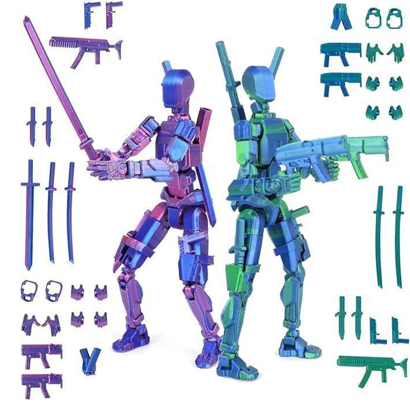 T13 Lucky 13 Dummy Spezialeinheiten Artikulierte Figur Voll Bewegliche Gelenke Soldatenmodell Sammlerstück Dekoration