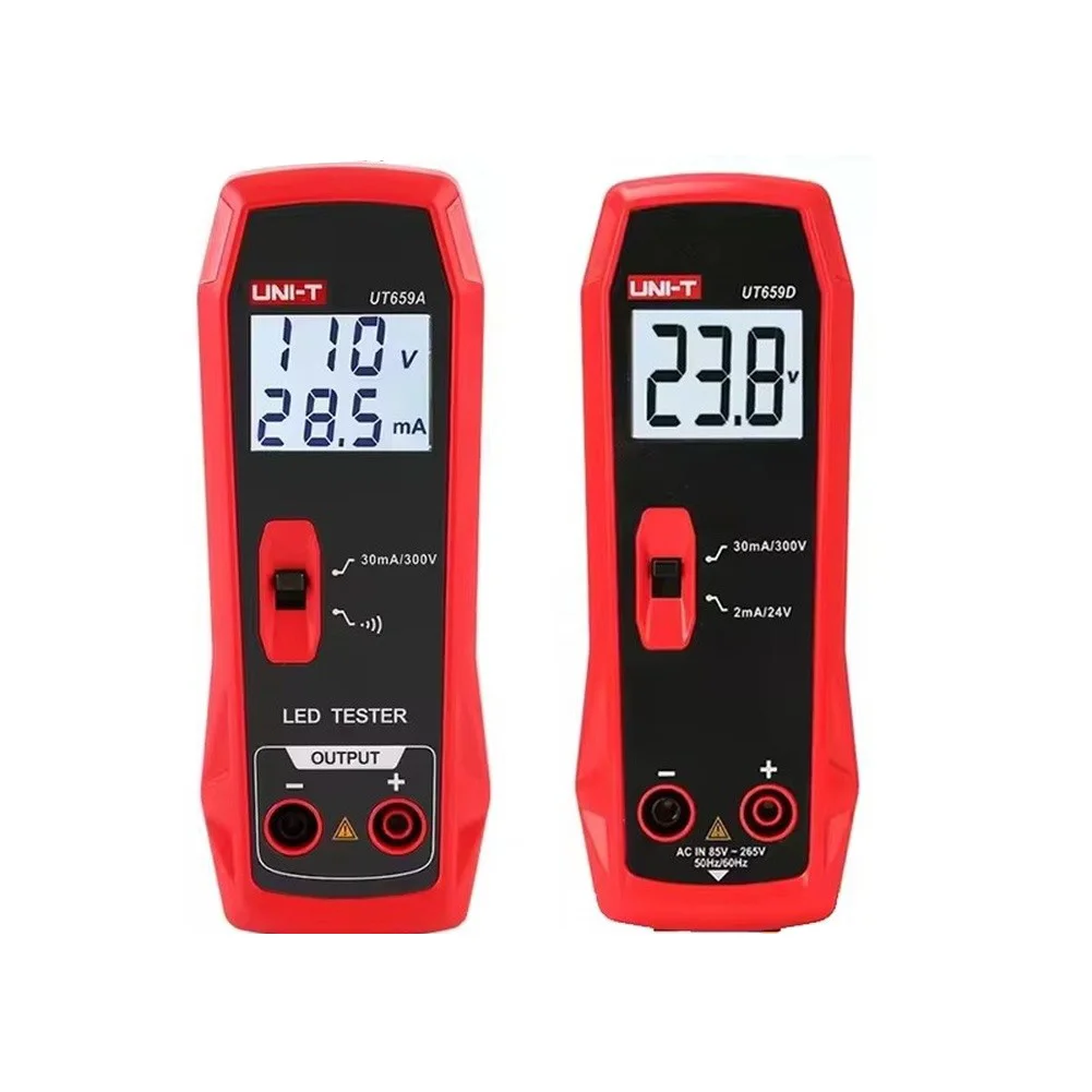 UT659A/UT659D LED Strip Tester, 0–300V Output, Auto-Range, Suitable For LED Strips, LED Chips, And TV Backlighting