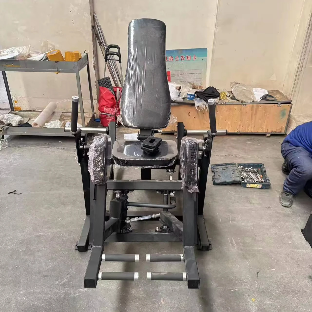 2026 Gym Plate Loaded Machines Hip Abduction and Adduction Machine Commercial Grade Outer Thigh Trainer Glute and Leg Workoutpro