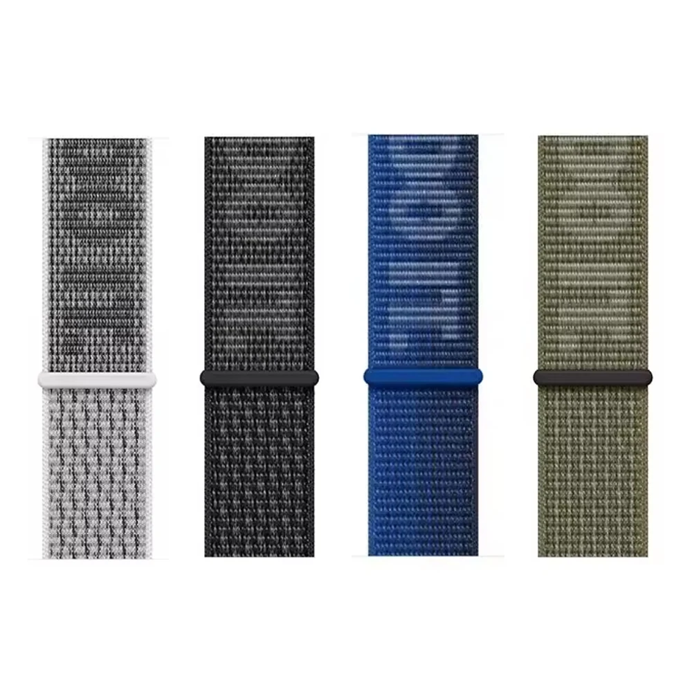 1/2 pièces bracelets à boucle Sport pour bracelet de montre Apple 40mm 42mm 45mm 44mm 46mm bracelet en Nylon correa iWatch série 11 10 9 8 Ultra2 3SE