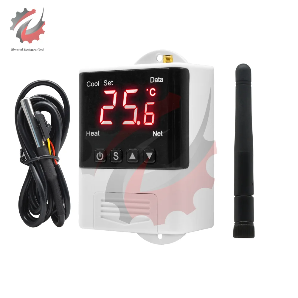 

DTC1201 2201 AC 110V 220V Thermostat NTC Sensor Digital Display WiFi Temperature Controller Electronic Digital Thermoregulator