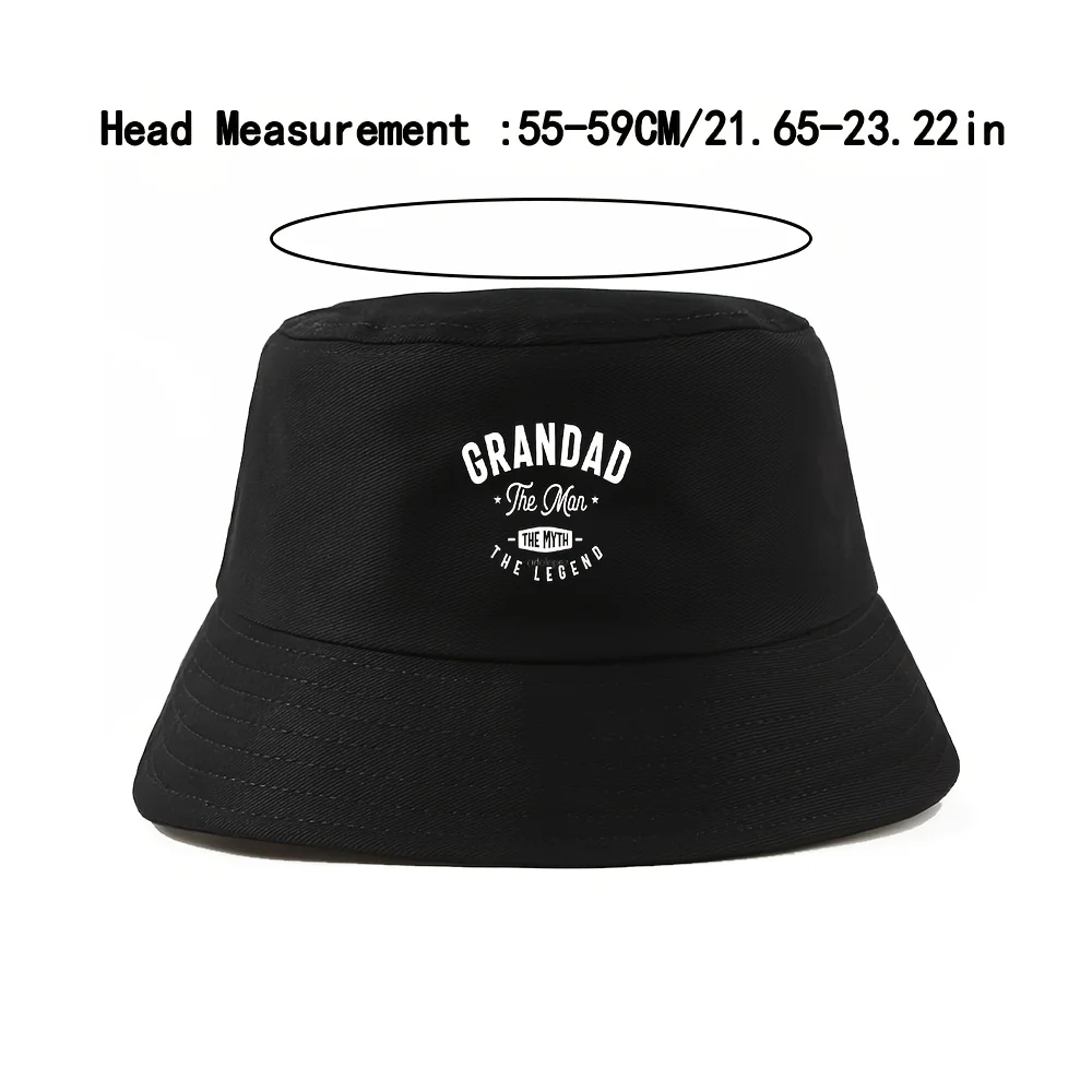 1 Stück Grandad, Legend Unisex faltbarer Outdoor-Fischerhut, Sommer-Reise-Strand-Sonnenhut für Männer und Frauen