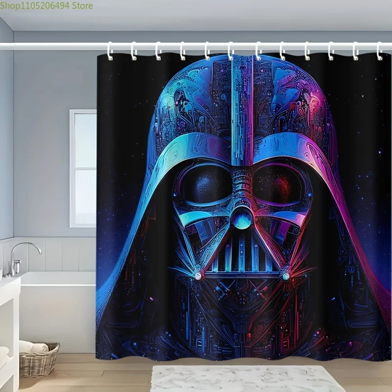 

1 шт. занавеска для душа MARVEL - официально лицензированный дизайн с изображением супергероев, высококачественная полиэстеровая ткань с крючками, можно стирать в машине B