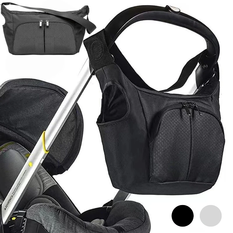 Baby Stroller Bags Mommy Storage Bag Portable Diaper Bag Compatible with Stroller Waterproof Storage Bag Stroller Accessories