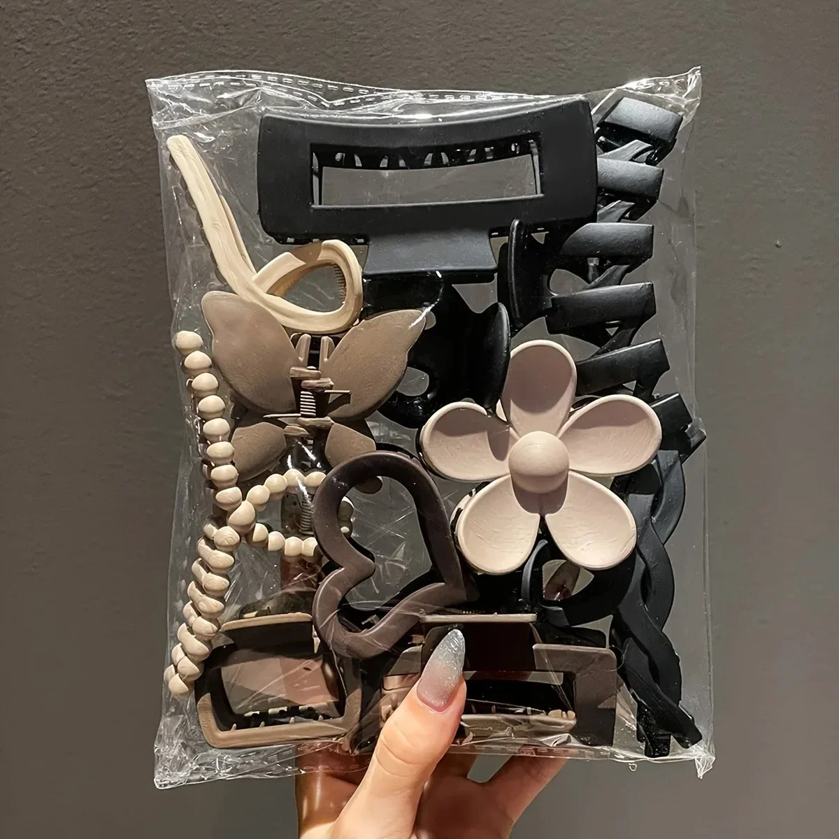 11 Uds. Accesorios para el cabello con clip de tiburón mate de alta calidad para peinar el cabello y sombreros elegantes