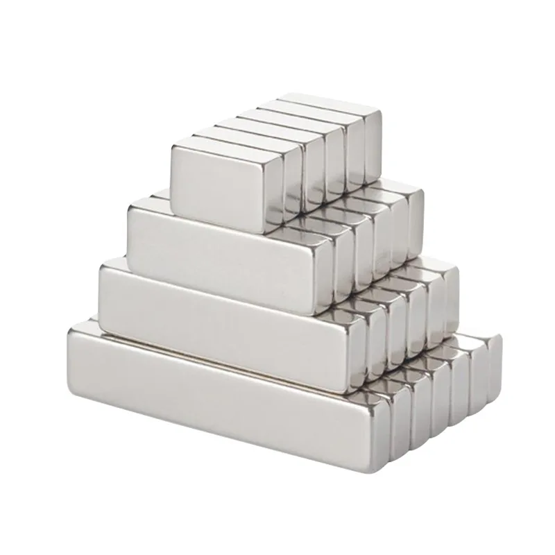 10PCS Mixed Size Square Neodymium Magnet 10x5x3 Rare Earth Iron 20x10x2mm Super Strong Permanent Magnetic NdFeB Block 20x10x3mm