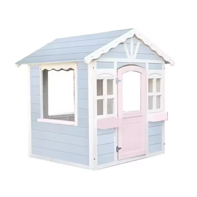 Hot Selling Play House Outdoor Playground Wooden For Kids Wood Made In China Out Door