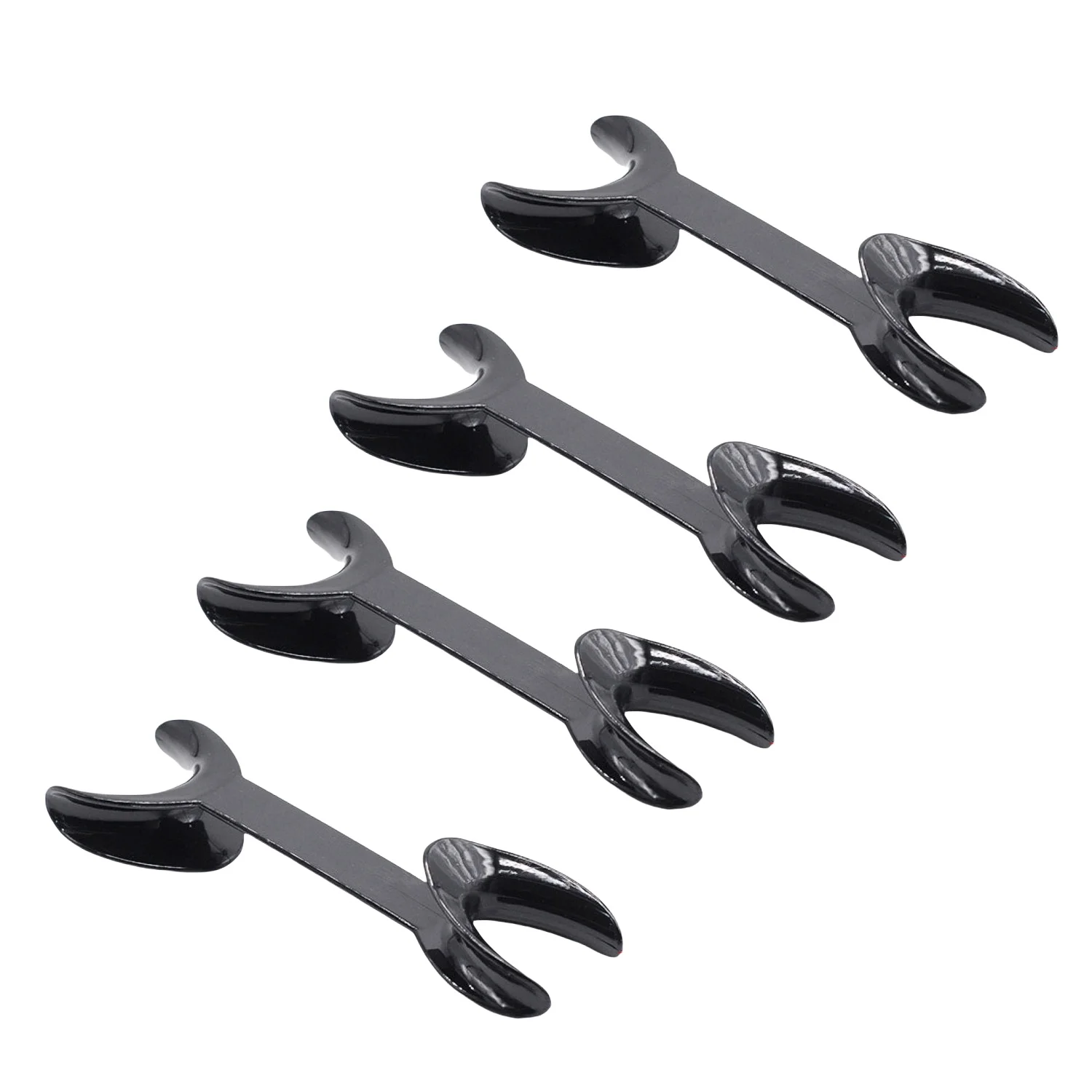 2pcs/set Dental Mouth Opener Black Double Head Lip Retractor Dentist Intraoral Lip Cheek Retractors Orthodontic Dentist Tools