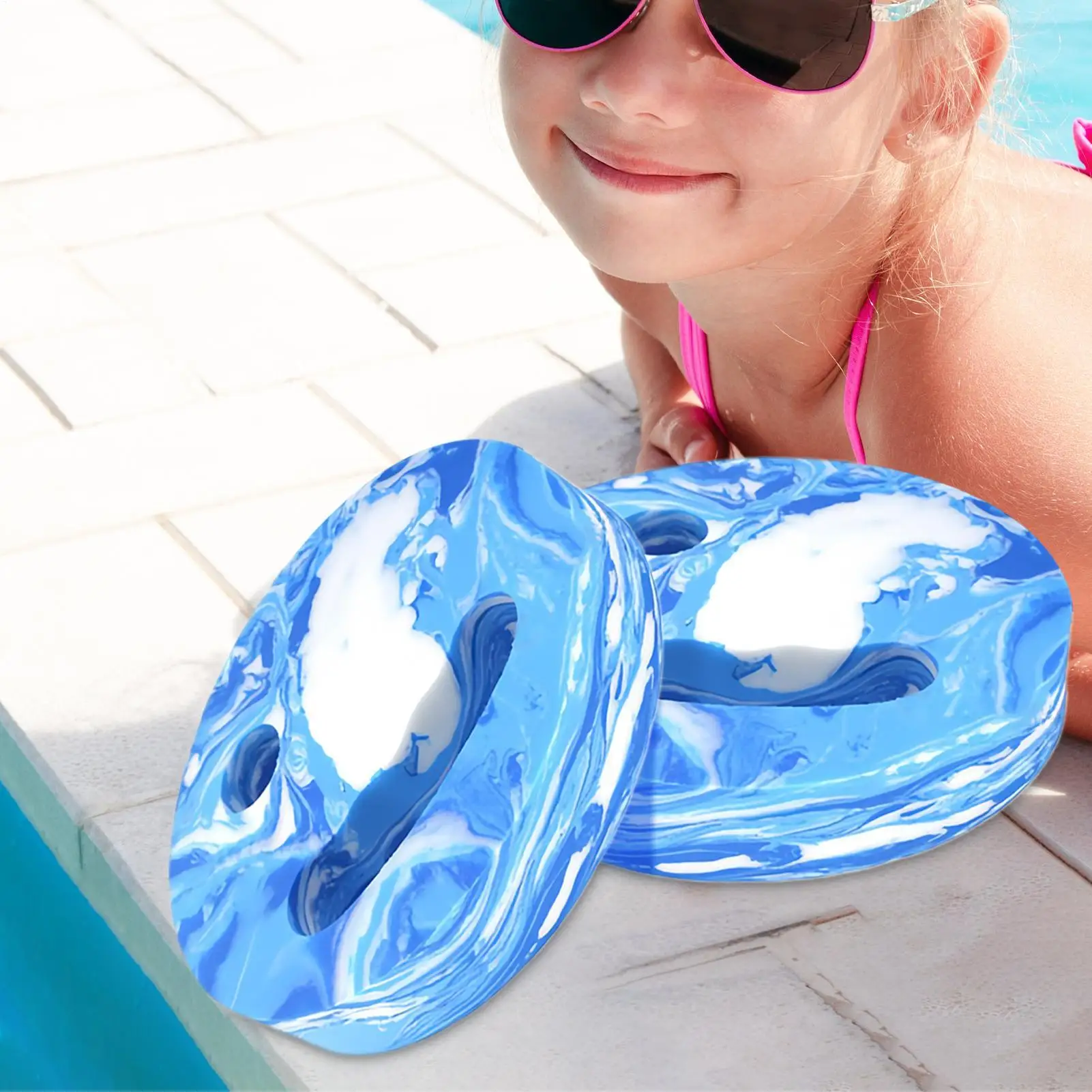 Zwemplank Zwemmen Handvlotter Extra aquatische apparatuur Fitnesszwembadaccessoires voor buitenshuis Oefenen van beginners Vrouwen
