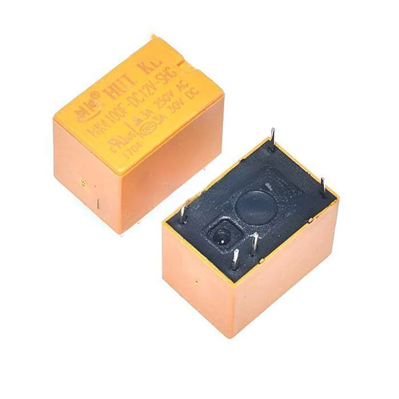 10 Uds relé HK4100F-DC3V 5V 9V 12V 24V-SHG 3A 6 pines 4100 juego de relés para electrónica