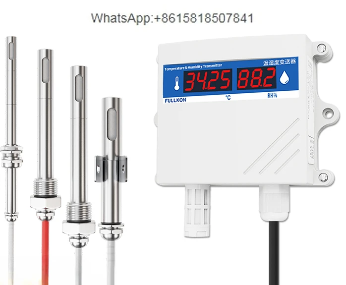 

Temperature and humidity transmitter sensor RS485 wireless wall-mounted industrial temperature and humidity meter 4-20mA