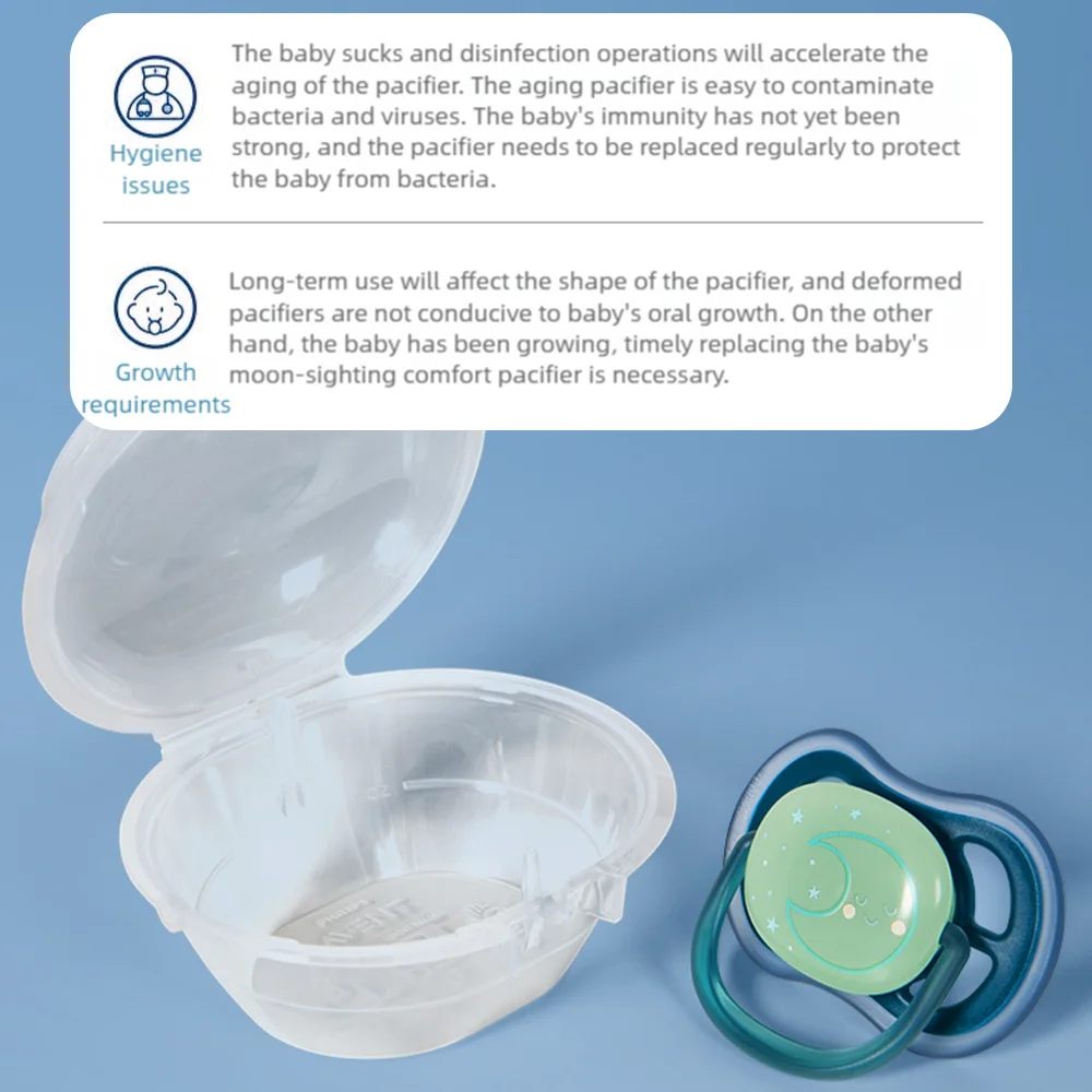 

PHILIPS AVENT 0-18 Months BPA Free Silicone Pacifier Baby Pacifier Nipple Baby Soothing Pacifier Anti-Colic Nipple