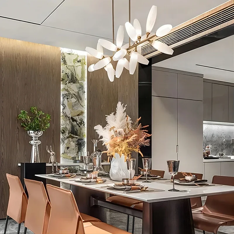 

Modern Nordic Minimalist Glass Shade Pendant Lights Lustre Living Dining Room Bedroom Decoration Home Loft Hanging Light Fixture