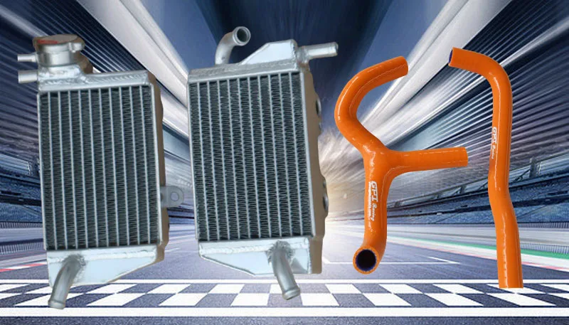 FOR KTM 65SX 65 SX Aluminum Radiator 2009-2015 2014 2013 2012 2010 2009 09 10 11 12 13 14 15 & Silicone radiator Hose