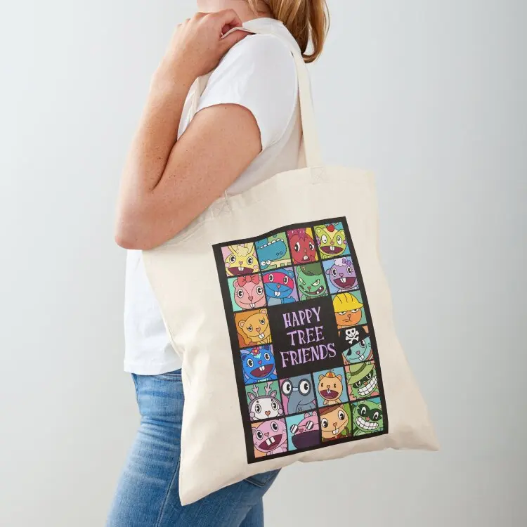 

Happy Tree Friends Tote Bag Cloth bag shopper bag woman Canvas for women