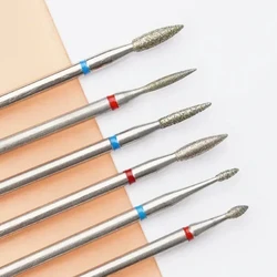 1 Pcs Diamond Nail Drill Bits Rotary Electric Nail Drill Machine Milling Cutter Pedicure Manicure Polishing Strong Nail File