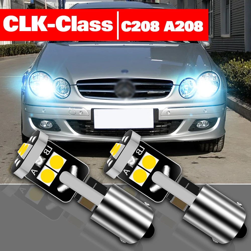 

For Mercedes Benz CLK Class C208 A208 1997-2002 2pcs LED Parking Light Clearance Lamp Accessories 1998 1999 2000 2001