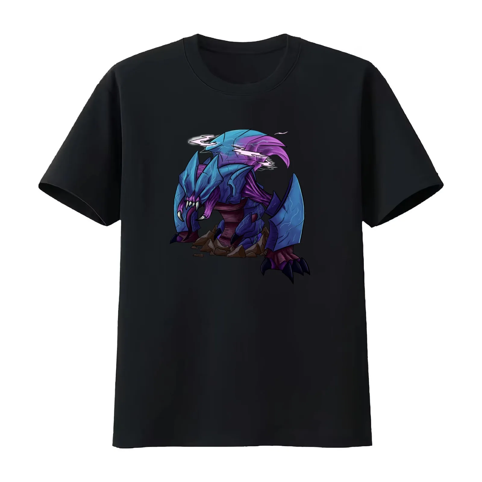 Rek'sai T-Shirt Summer Casual Cotton Tee Oversized Streetwear Tops Vintage Graphic Print Loose Fit Short Sleeve 100% Cotton