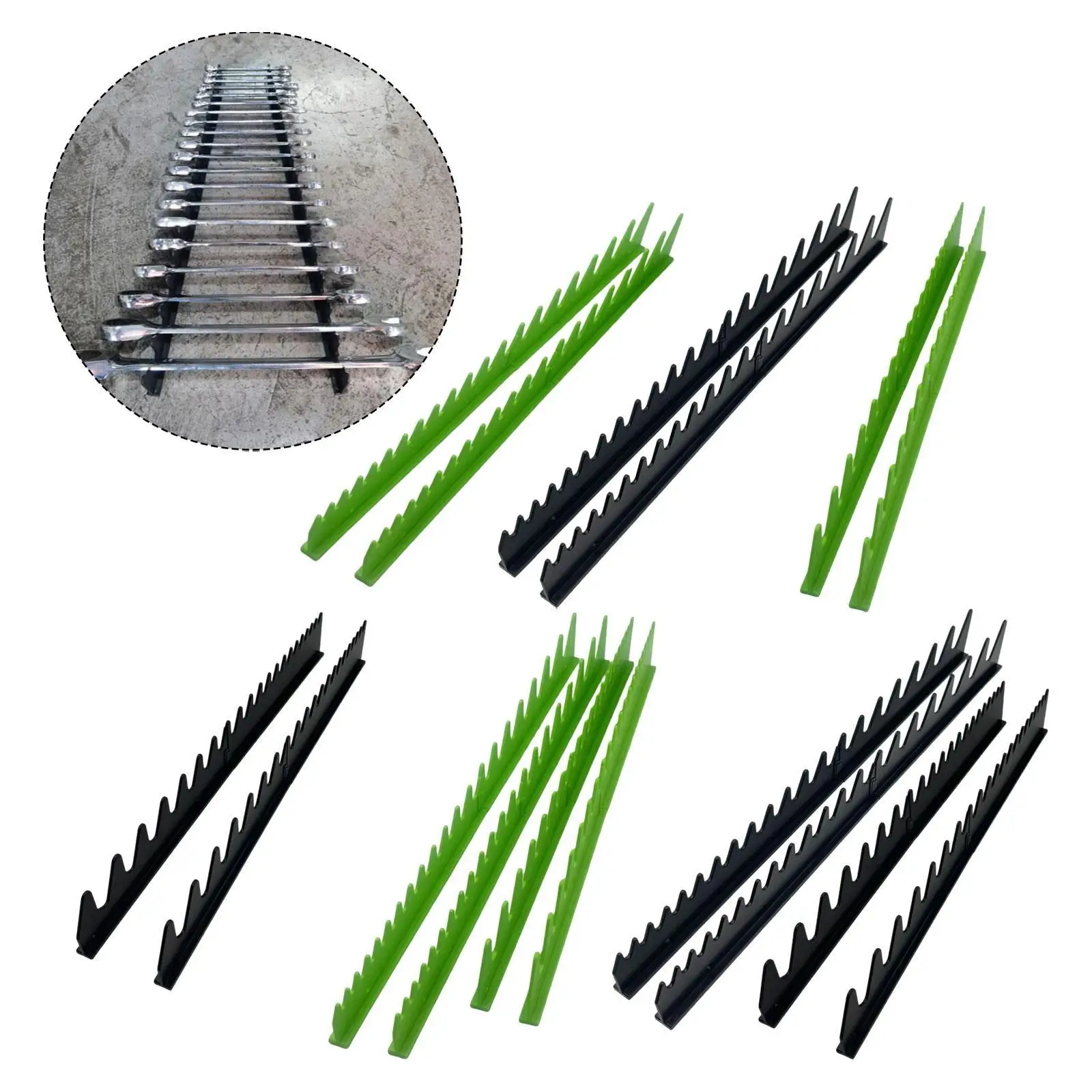 

Органайзер для рельсовых ключей Эффективное управление Прочный Универсальное использование Простота установки Полка для хранения инструментов для ящика Домашний ремонтный магазин