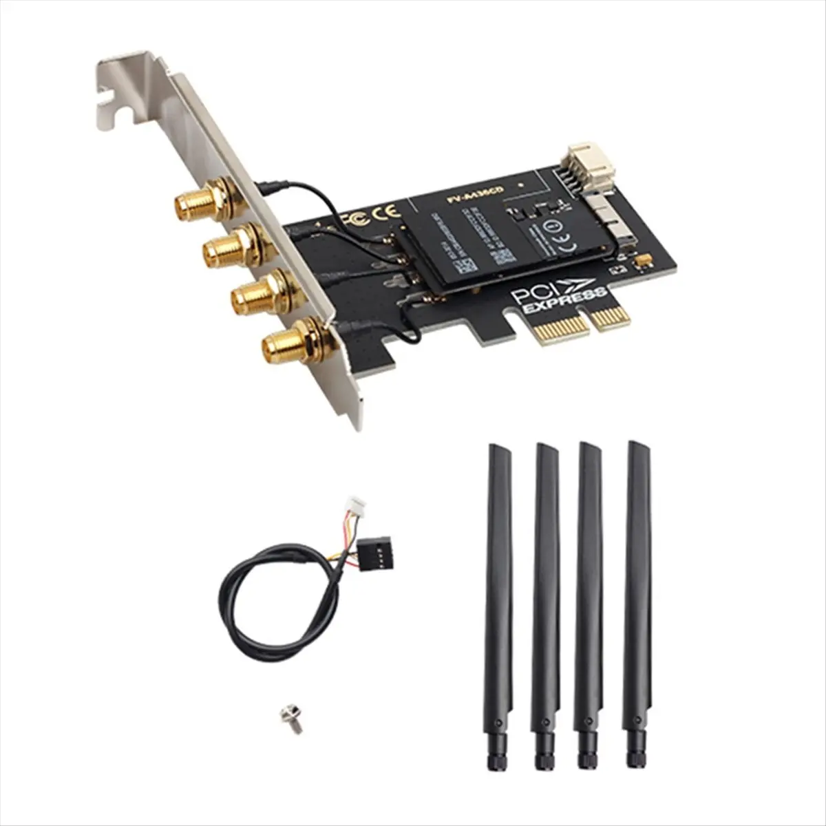 2026 جديد + BCM94360CD Hackintosh PCIE محول لاسلكي 1750 ميجابت في الثانية، ثنائي النطاق 2.4 جيجا/5 جيجا هرتز، بلوتوث 4.0، دعم إيقاف Airdrop #2