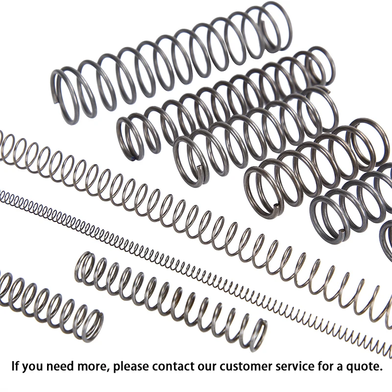 65Mn Wire Diameter 0.4 / 0.5mm Compression Spring Return Compressed Springs Release Pressure Spring Steel Cylidrical Coil Small