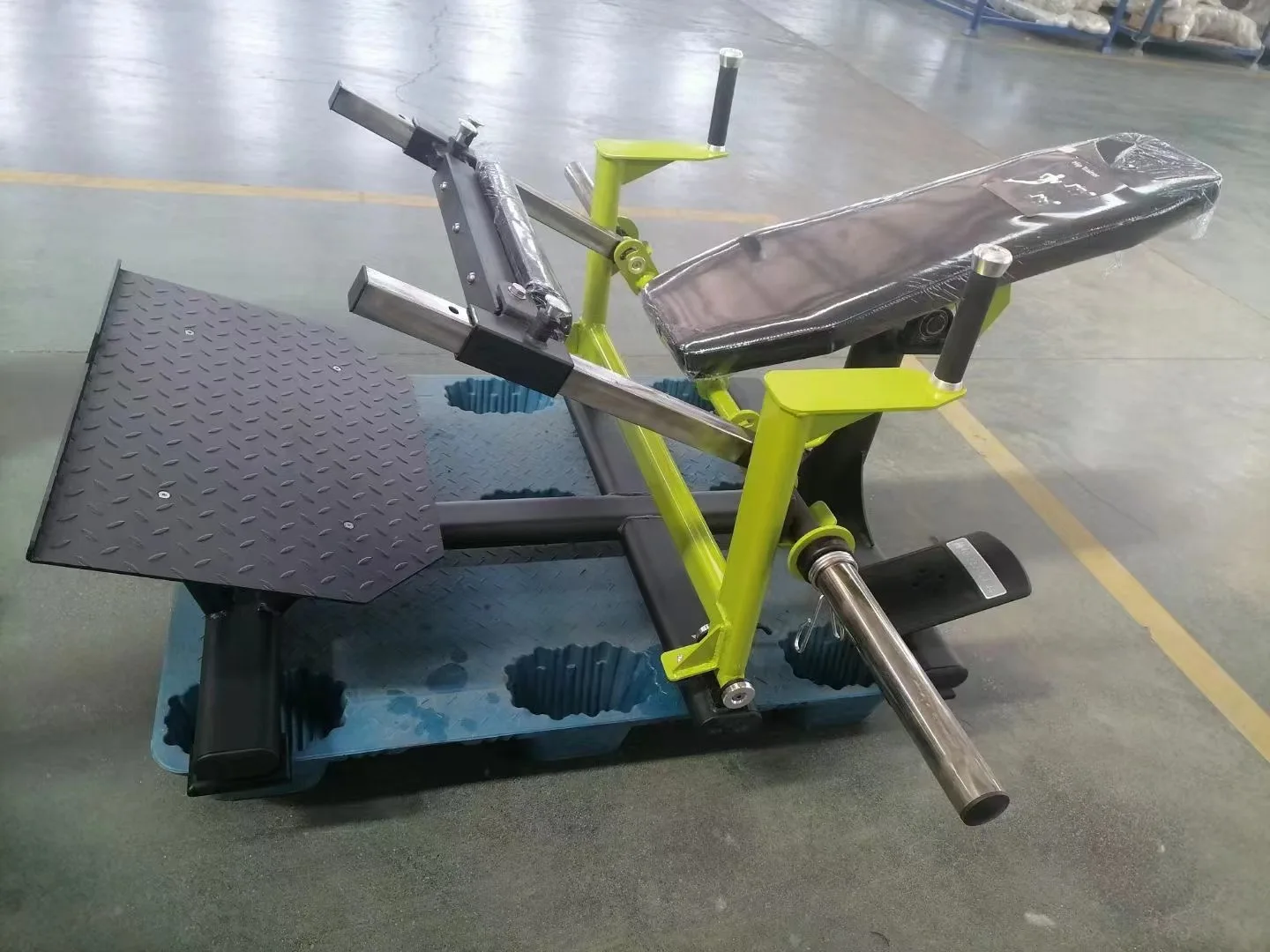 Gym Fitness Commerciële Oefening Cross Fit Krachtplaat Geladen Heupgordel Squat Machine