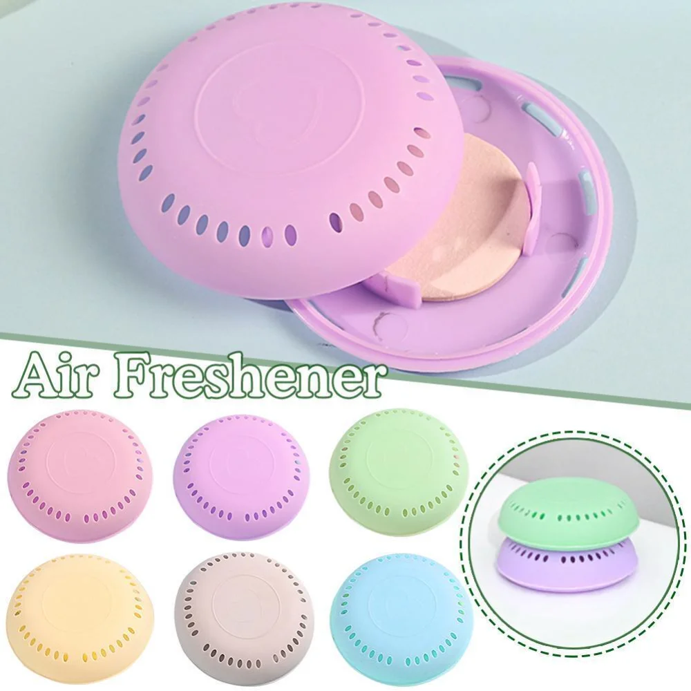 10pcs Solid Round Fisher Aromatherapy Fragrance Lasting Deodorization Toilet Bedroom Wardrobe Car Home Toilet  Air Deodorant