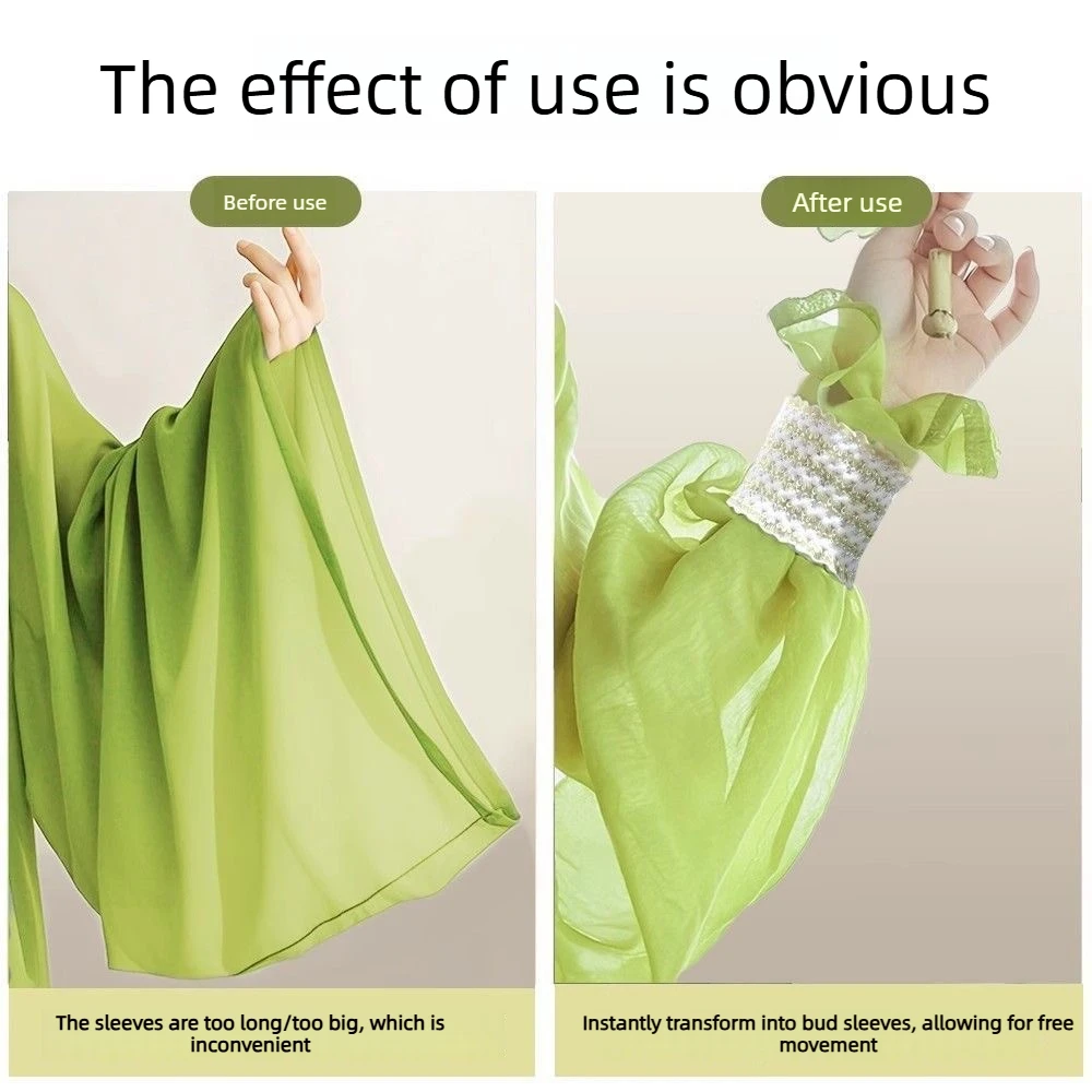 Adjustable Elastic Arm Band, Solid Color Fashion Decorative Sleeve Holder for Women – Fits Shirts, Long Sleeves & Hoodies