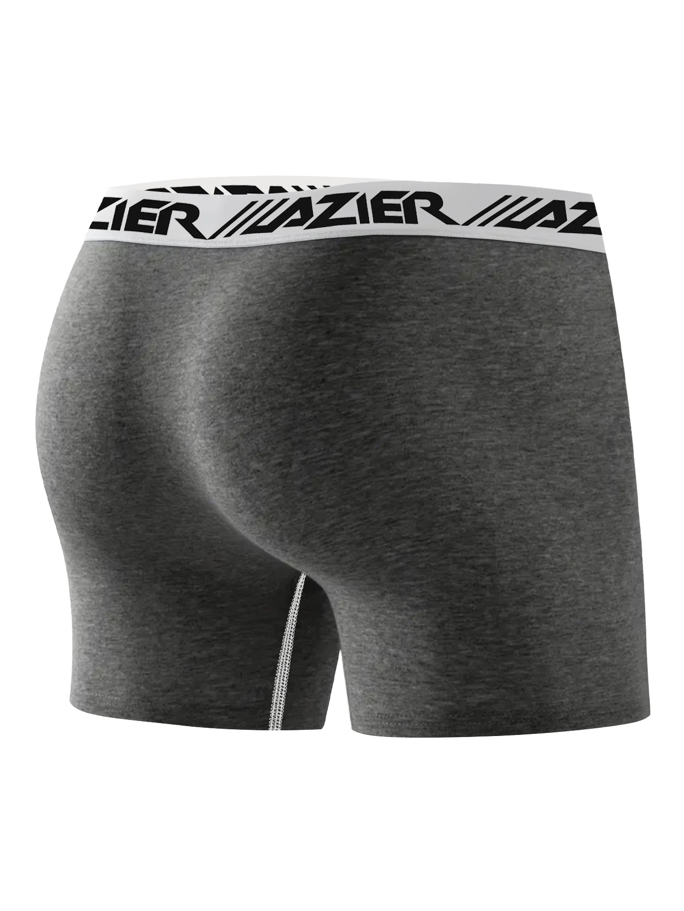 4 Piece Men's Underwear Soft Comfortable Men's Long Boxer Briefs Stylish Simple Contrasting High-end Men's Leggings
