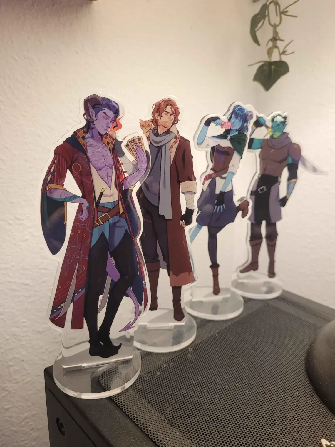 Mighty Nein Anime Acrylic Stands Character Figurines Collectible Items for Fans