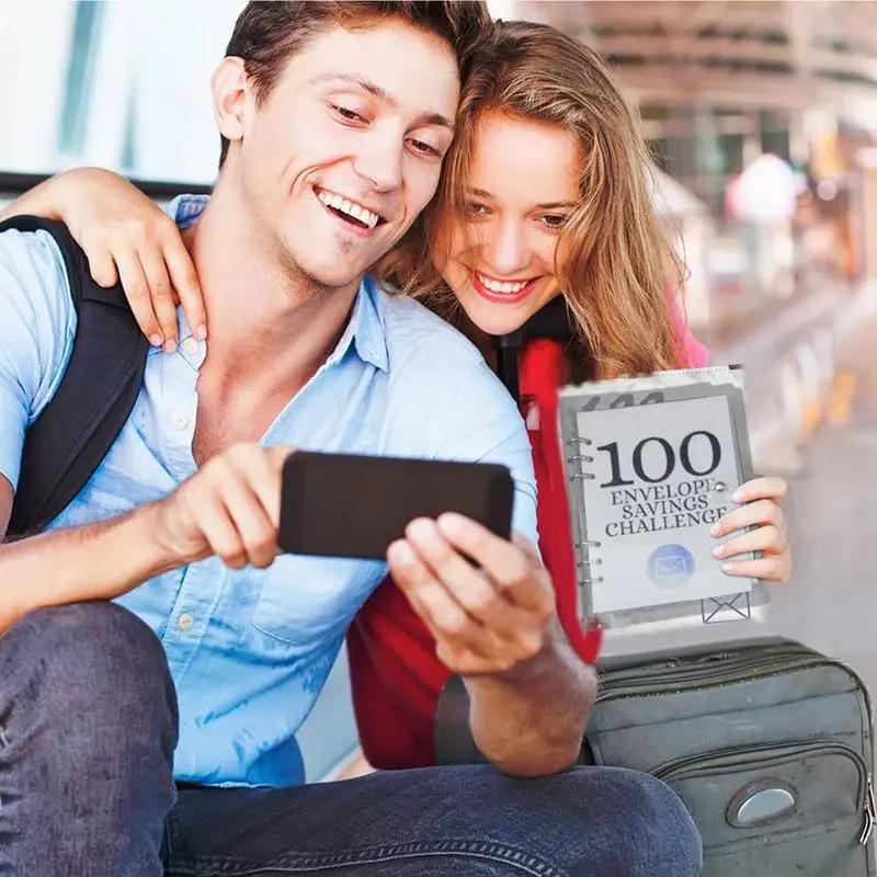 100 Envelop Challenge Binder 100 Dag Uitdaging Geldbesparende Binder Geldbesparing Uitdaging