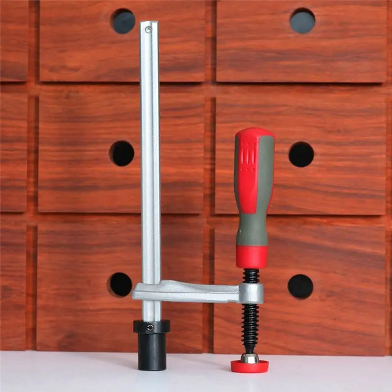 A74E-Woodworking Desktop Quick Acting Hold Down Clamp Desktop Clip Hand Twisting Clip For Woodworking Hole Tool
