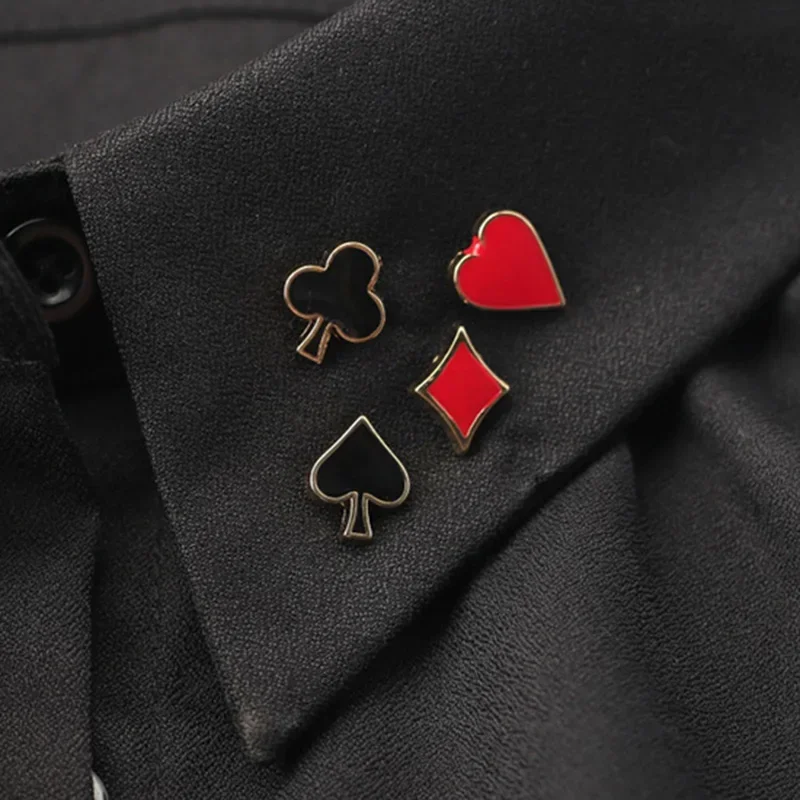 Magician's Lapel Pin Magic Accessories Decorative Pin For Tie Shirt 4 Styles Available Custom Brooches Magician Dress Up Tools