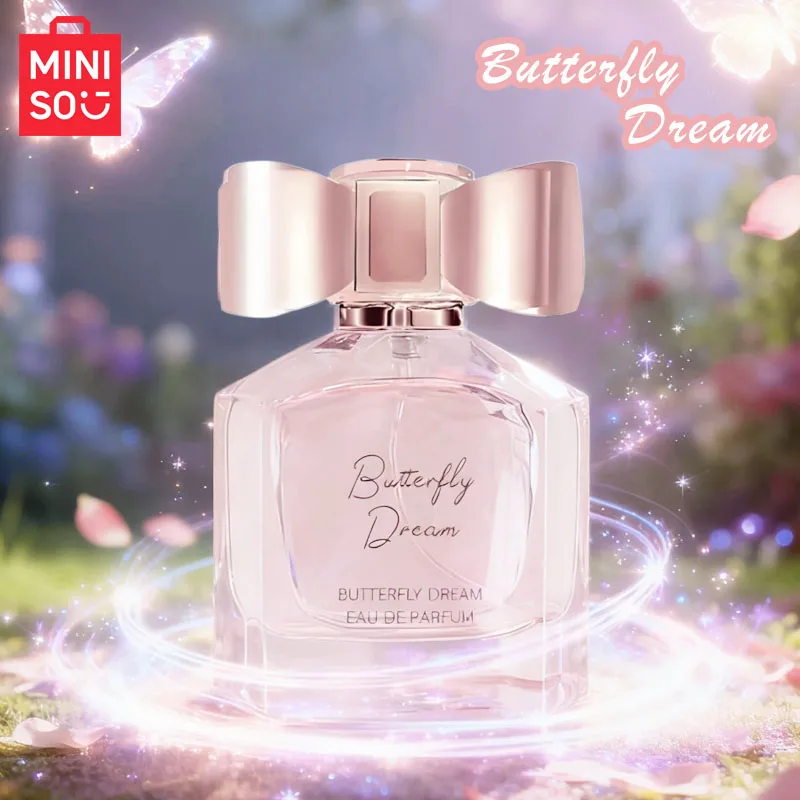 

MINISO BUTTERFLY DREAM Women Perfume Original Luxury Floral Eau De Parfum Designer Fragrance For Woman Body Spray 50ML