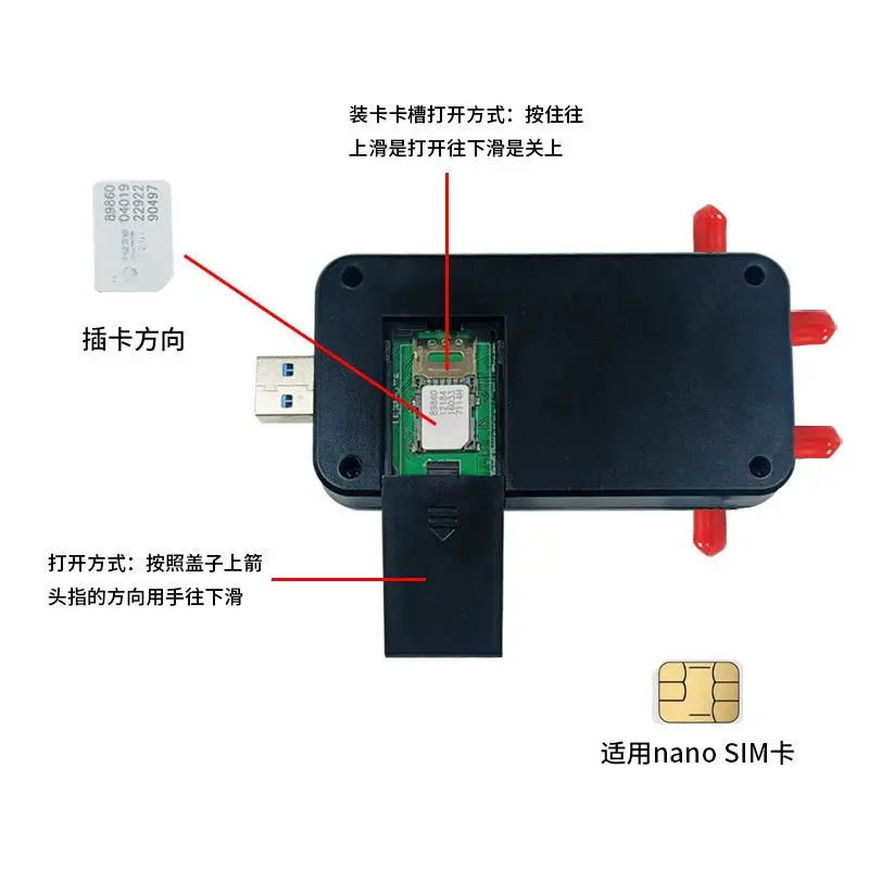 5G full Netcom CPE DONGLE wireless network interface card network adapter optional internal and external antenna with