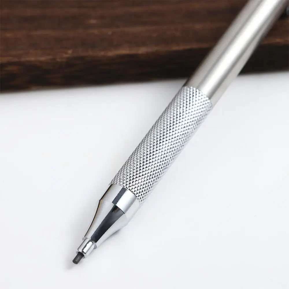 

School Stainless Steel Sketch for Students Drawing Propelling Pencil Movable Pencil Mechanical Pencil Automatic Pencil