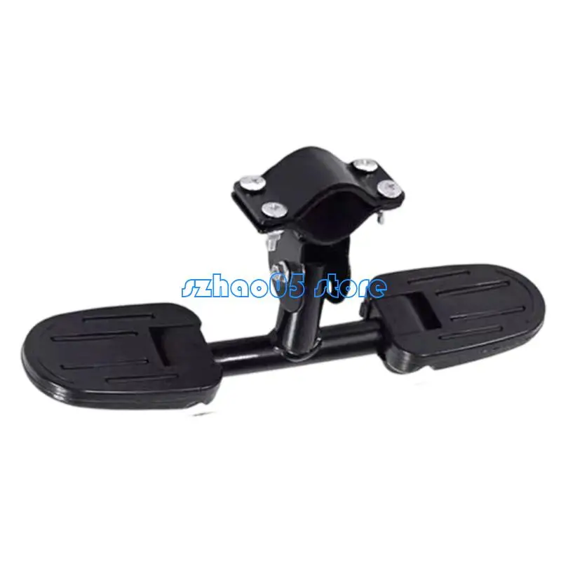 

85LE Universal Scooter Footrest For Kids Anti Slip Surfaces High Strength Metal Frame Lightweight Plastic Easy Installation