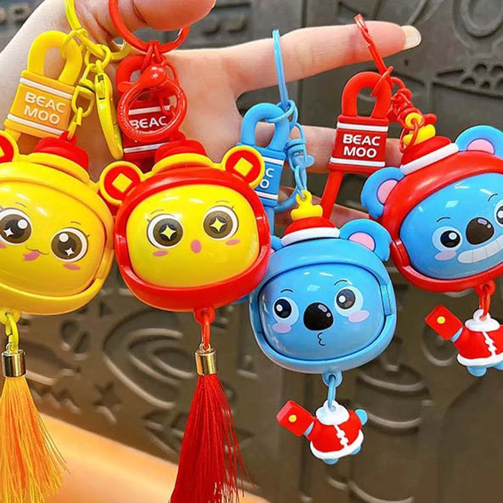 With Keyring Snake Face Changing Doll Chinese Tassels Style Plastics Cartoon Koala Face Makeup Toy 4 Facial DIY Crafts