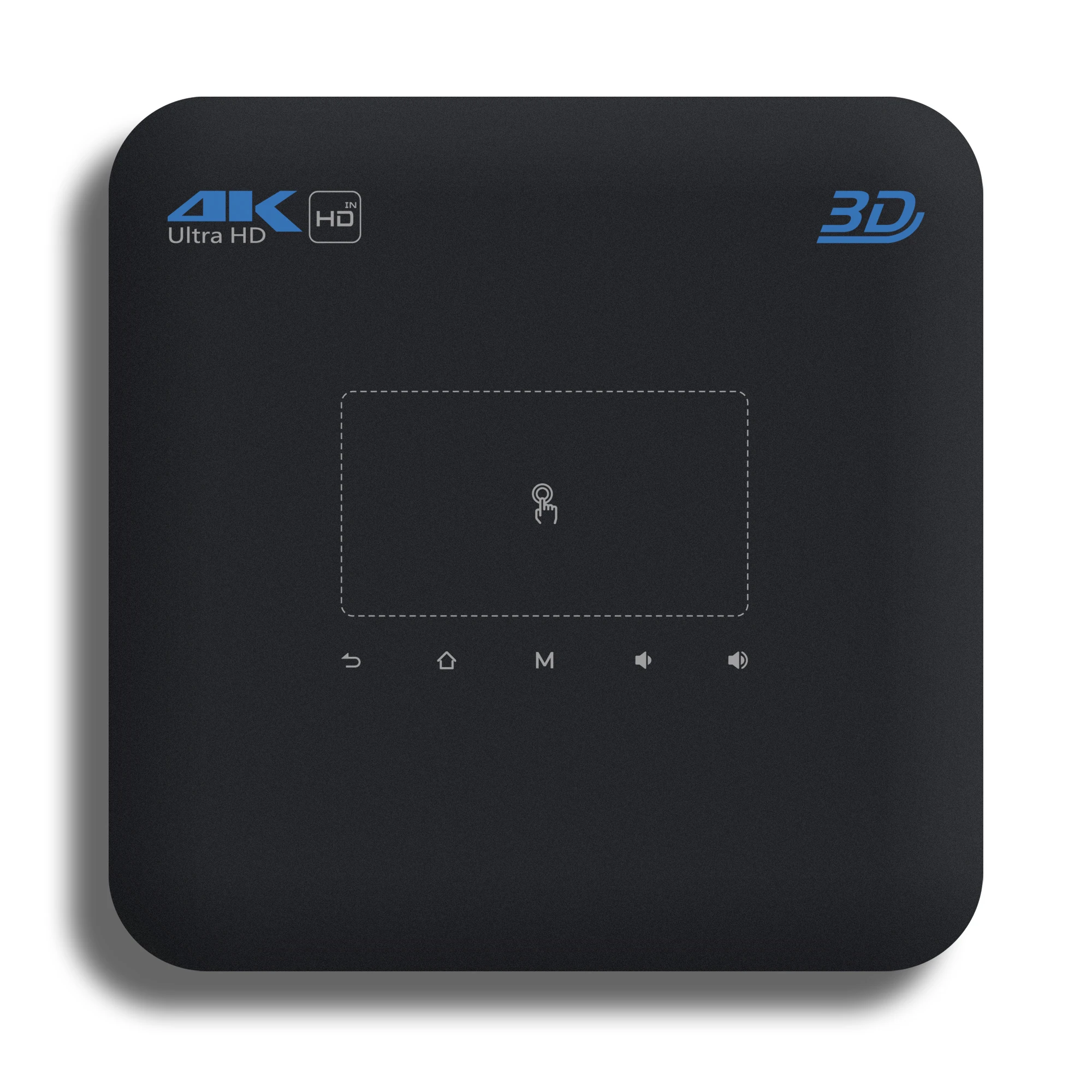 Mini projector DLP 300 lumens Amlogic T972 android 9.0 system 3D/4K decoding input four-corner correction