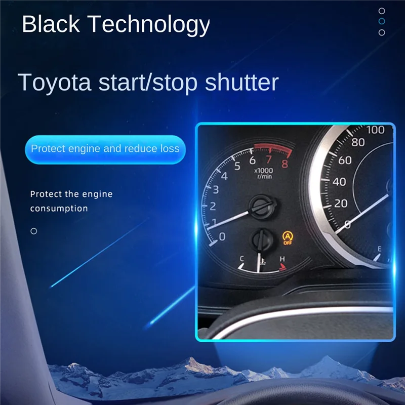 # Peças e acessórios automotivos 69Y, dispositivo eliminador de motor de partida automática do cancelador de parada automática do carro, preto