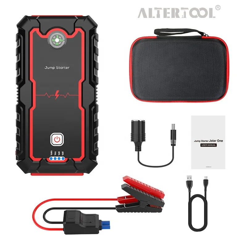 Altertool Direct Sales 12V Portable Power Bank 2000A Charger Car Booster Auto Start Device Emergency Car Battery Starter