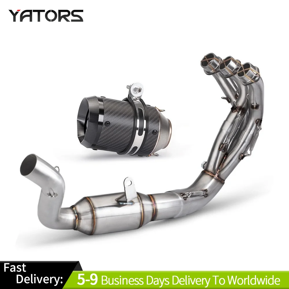 

For Yamaha MT-09 XSR900 2021-2024 Exhaust System Front Link Pipe Header Tube Exhaust Systems Exhausts Pipes