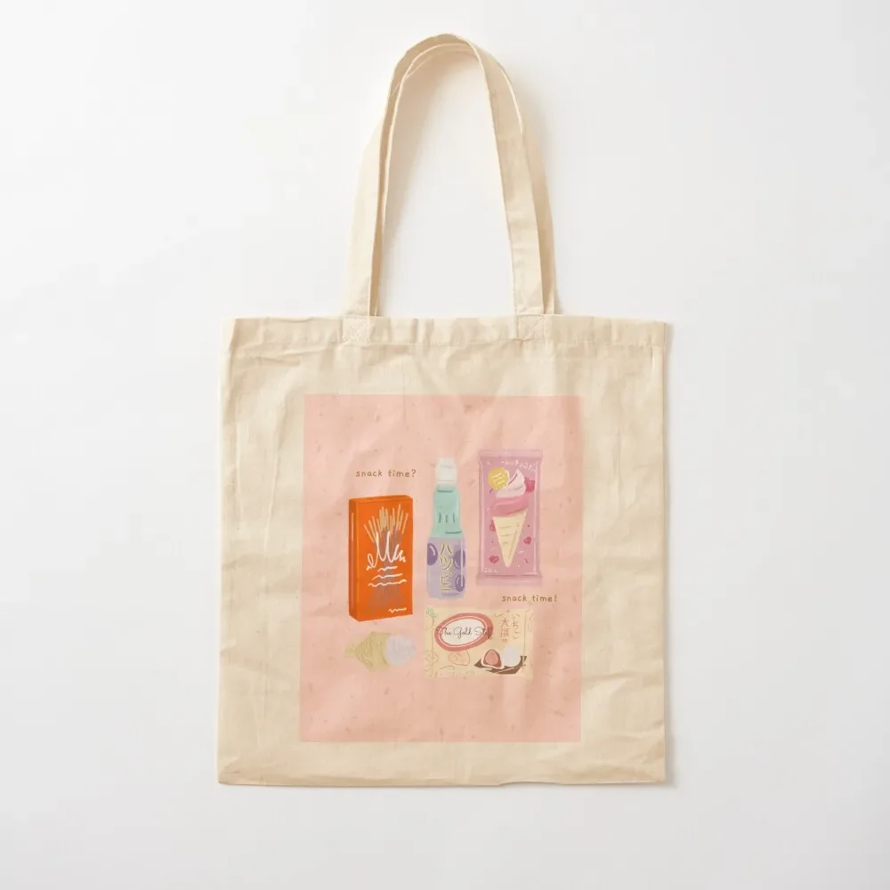 

Snack time Snack Time! Tote Bag Gift bag handbag Fabric bag