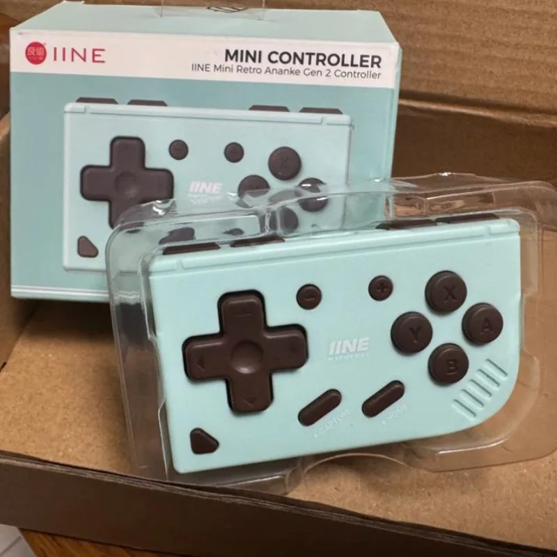 

INE Mini Gen2 Retro Controller Portable Switch PRO Split Controller for Short Video EBook Bluetooth Page Flipper Reader Gamepad